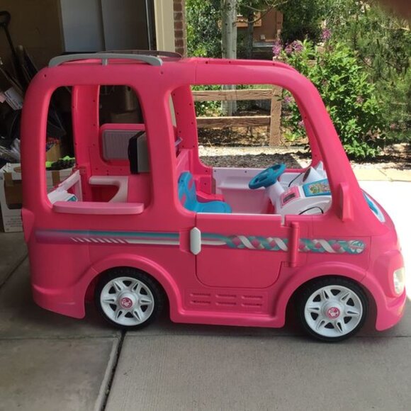 SOLD! Barbie Dream Camper Power Wheels - Picture 2 of 16